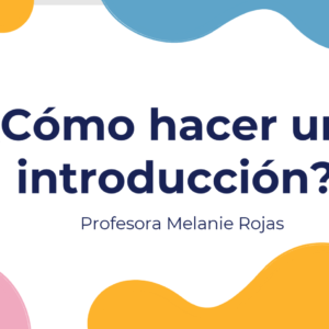 Introducción y conclusión