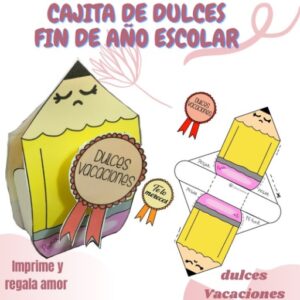 Plantilla Cajita Dulce