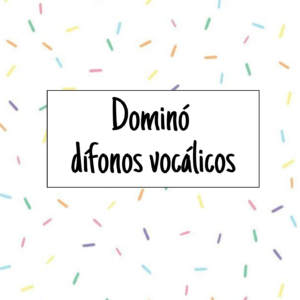 Dominó dífonos vocálicos