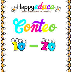 conteo 10 -20