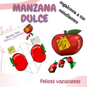 Manzana dulce (obsequio para tus estudiantes)