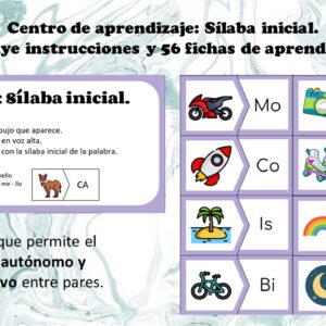 sílaba inicial - Centro de aprendizaje