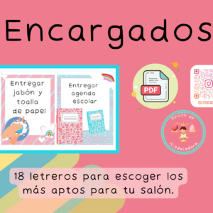 Letreros de Encargados