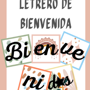 Letrero de Bienvenida