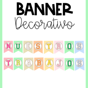 Pack decorativo mural NUESTROS TRABAJOS