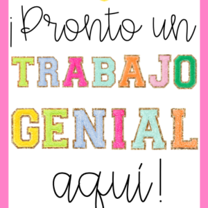 Póster "¡Pronto un trabajo genial aquí!