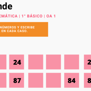 1° BÁSICO, OA1, NÚMEROS Y OPERACIONES, CONTÉO DE NÚMEROS