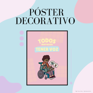 Póster: Todos merecen tener voz