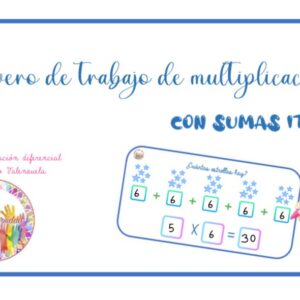 Llavero de trabajo de multiplicaciones