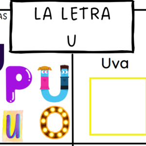 VOCALES, actividades de lectura y escritura