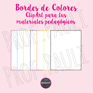 ✏️ClipArt Bordes de Colores✏️