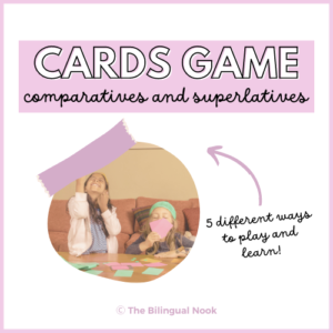 🥳️ Comparatives and Superlatives Cards Game