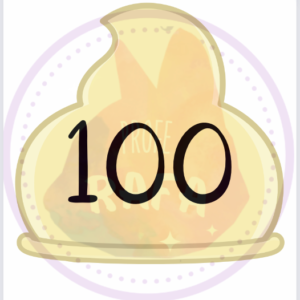 Cono de helado con números (100 al 900)