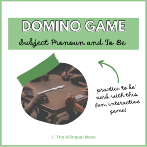 🧩️ Subject Pronoun and To Be Domino
