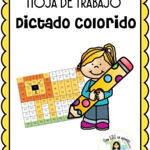 Hoja de trabajo - Dictado colorido hasta el 100 😎