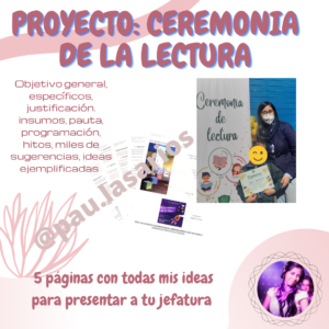 Proyecto: Ceremonia de la lectura