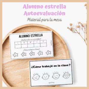 Alumno estrella y autoevaluación - Material para la mesa