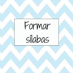 Formar sílabas