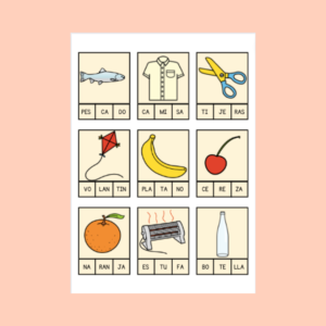 SEGMENTACIÓN SILÁBICA DE TRISÍLABOS - 4 LÁMINAS