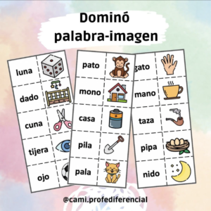 Dominó palabra imagen