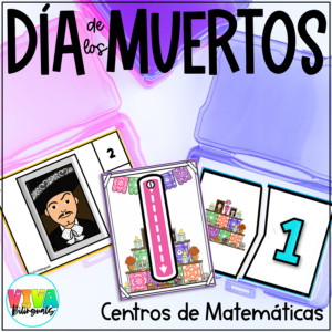 Día de los muertos Números 1 - 10 | Day of the Dead Math Centers in Spanish