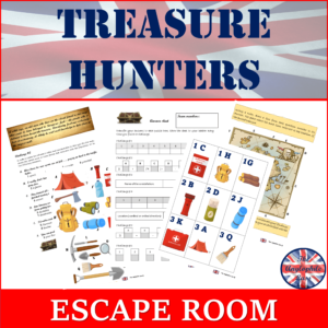 ELA Escape room | Prepositions game | Parts of Speech | CEFR B2- C1