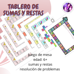 Tableros de las sumas y restas