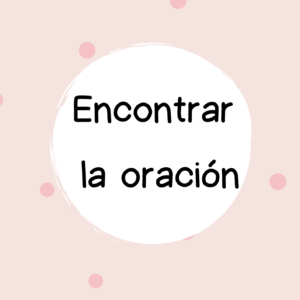 Encontrar la oración