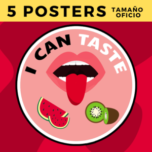 POSTER FIVE SENSES / CINCO SENTIDOS EN INGLÉS