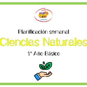 🟩 Planificación anual "Ciencias Naturales 1° Año Básico"