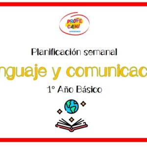 🟥 Planificación anual "Lenguaje y Comunicación 1° Año Básico"