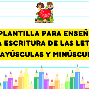 Ficha para la escritura de mayúsculas y minúsculas