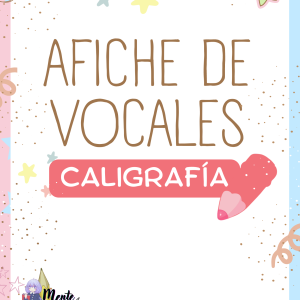 Plantillas de las vocales con articulación