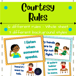 Reglas de la clase | Reglas de cortesía