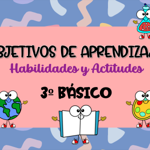 Objetivos de aprendizaje ORGANIZADOS 3º BÁSICO