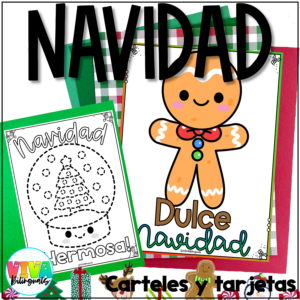 Navidad | Christmas Posters and Cards in Spanish