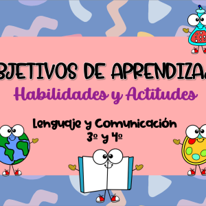 Objetivos de aprendizaje Lenguaje y Comunicación (ORGANIZADOS) 3º y 4º BÁSICO