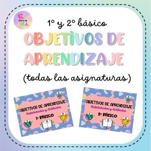 Objetivos de aprendizaje ORGANIZADOS 2º BÁSICO
