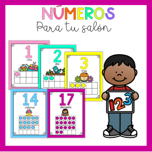 Carteles de números hasta 20
