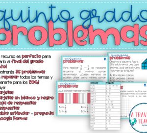Problemas Repaso Matemáticas Quinto Grado