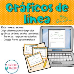 Representa e Interpreta datos gráficos de líneas problemas