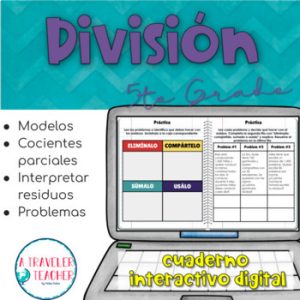 División cuaderno interactivo digital