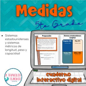 Medidas cuaderno interactivo digital