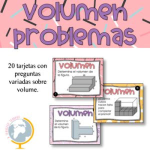 Problemas volumen de prismas rectangulares