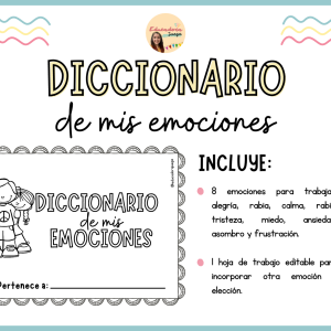 DICCIONARIO DE MIS EMOCIONES