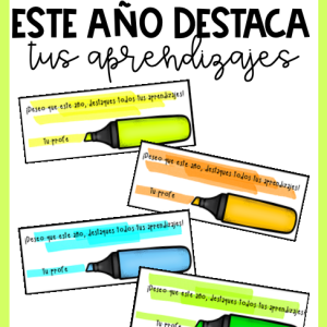 Regalo para estudiantes "Destaca tus aprendizajes"