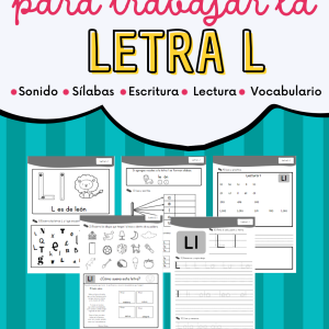 Set de actividades letra l