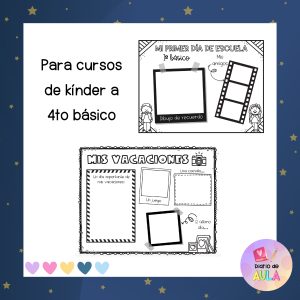 Actividad para primer día "Mis Vacaciones"