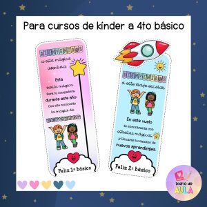 Recuerdos para primer día "Varita Mágica" (Kínder a 4to básico)
