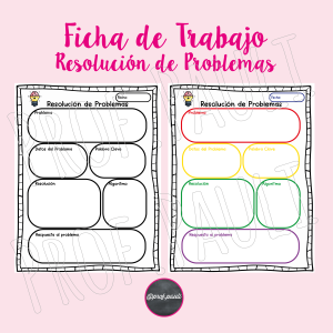 🧠 Ficha de Trabajo: Resolución de Problemas 🧠